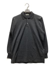 COMME des GARCONS（コムデギャルソン）の古着「長袖ポロシャツ」｜グレー