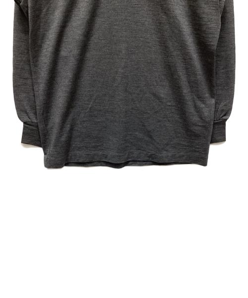 COMME des GARCONS（コムデギャルソン）COMME des GARCONS (コムデギャルソン) 長袖ポロシャツ グレー サイズ:表記なしの古着・服飾アイテム