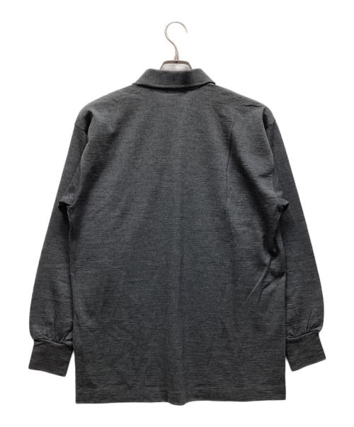 COMME des GARCONS（コムデギャルソン）COMME des GARCONS (コムデギャルソン) 長袖ポロシャツ グレー サイズ:表記なしの古着・服飾アイテム