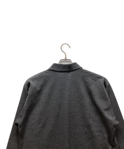 COMME des GARCONS（コムデギャルソン）COMME des GARCONS (コムデギャルソン) 長袖ポロシャツ グレー サイズ:表記なしの古着・服飾アイテム