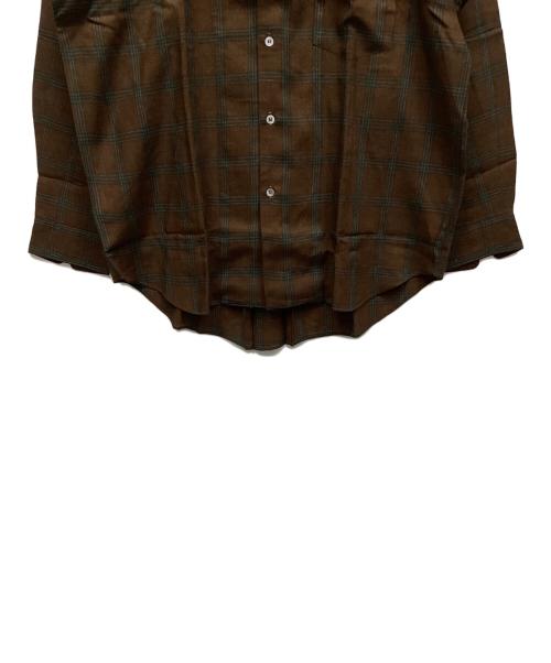 COMME des GARCONS HOMME PLUS（コムデギャルソンオムプリュス）COMME des GARCONS HOMME PLUS (コムデギャルソンオムプリュス) 長袖シャツ ブラウン×グレー サイズ:表記なしの古着・服飾アイテム