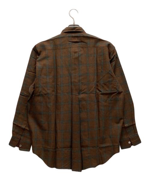 COMME des GARCONS HOMME PLUS（コムデギャルソンオムプリュス）COMME des GARCONS HOMME PLUS (コムデギャルソンオムプリュス) 長袖シャツ ブラウン×グレー サイズ:表記なしの古着・服飾アイテム