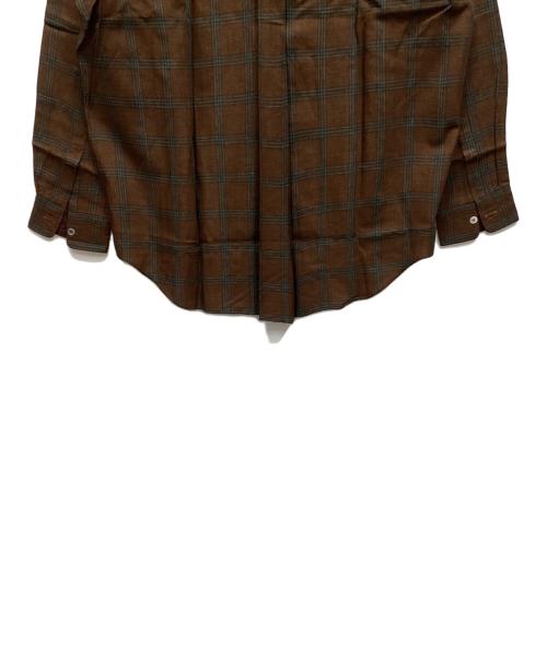COMME des GARCONS HOMME PLUS（コムデギャルソンオムプリュス）COMME des GARCONS HOMME PLUS (コムデギャルソンオムプリュス) 長袖シャツ ブラウン×グレー サイズ:表記なしの古着・服飾アイテム