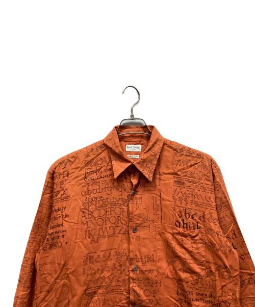 PAUL SMITH（ポールスミス）PAUL SMITH (ポールスミス) 長袖シャツ オレンジ サイズ:Mの古着・服飾アイテム