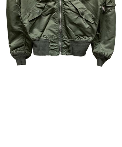 ALPHA（アルファ）ALPHA (アルファ) フライトジャケット グリーン サイズ:Sの古着・服飾アイテム