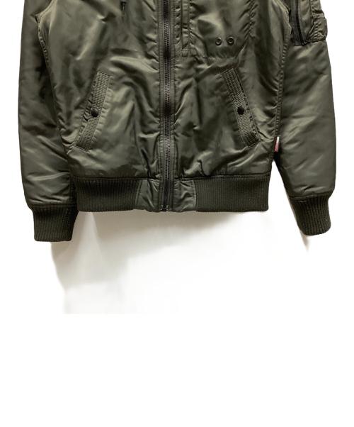 ALPHA（アルファ）ALPHA (アルファ) 中綿ジャケット グリーン サイズ:Mの古着・服飾アイテム