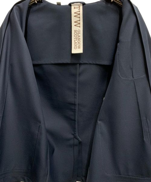 Traditional Weatherwear（トラディショナルウェザーウェア）Traditional Weatherwear (トラディショナルウェザーウェア) ダブルジャケット ネイビー サイズ:Sの古着・服飾アイテム