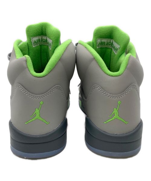 NIKE（ナイキ）NIKE (ナイキ) スニーカー/AIR JORDAN5 RETRO Green Bean グレー×グリーン サイズ:cm28の古着・服飾アイテム