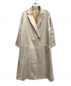 SLOBE IENAスローブ イエナ）の古着「麻ツイルチェスターコート」｜ベージュ