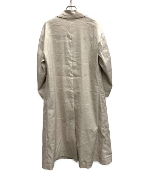 SLOBE IENA（スローブ イエナ）SLOBE IENA (スローブ イエナ) 麻ツイルチェスターコート ベージュ サイズ:表記無しの古着・服飾アイテム