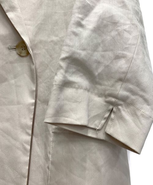 SLOBE IENA（スローブ イエナ）SLOBE IENA (スローブ イエナ) 麻ツイルチェスターコート ベージュ サイズ:表記無しの古着・服飾アイテム