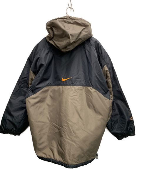 NIKE（ナイキ）NIKE (ナイキ) 90s中綿ジャケット カーキ×ブラック サイズ:Lの古着・服飾アイテム