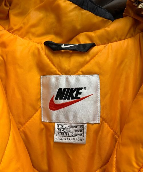 NIKE（ナイキ）NIKE (ナイキ) 90s中綿ジャケット カーキ×ブラック サイズ:Lの古着・服飾アイテム