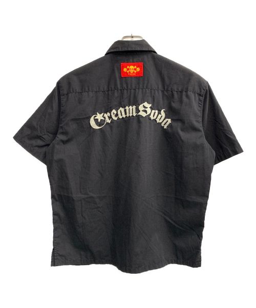 CREAM SODA（クリームソーダ）CREAM SODA (クリームソーダ) 半袖シャツ ブラック サイズ:Lの古着・服飾アイテム