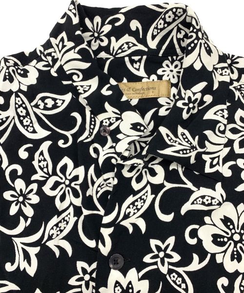 ROBES&CONFECTIONS（ローブスコンフェクションズ）ROBES&CONFECTIONS (ローブス&コンフェクションズ) オープンカラーシャツ ブラック サイズ:3の古着・服飾アイテム