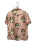 stussy (ステューシー) Skull Pattern Shirt/アロハシャツ ピンク サイズ:L：6000円