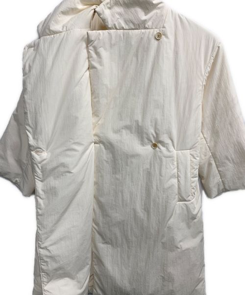 UNITED ARROWS（ユナイテッドアローズ）UNITED ARROWS (ユナイテッドアローズ) パディング テーラードコート アイボリー サイズ:36の古着・服飾アイテム