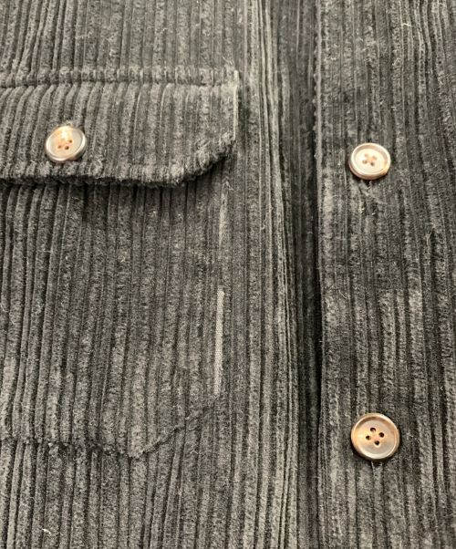 Salvatore Piccolo（サルヴァトーレ・ピッコロ）Salvatore Piccolo (サルヴァトーレ・ピッコロ) コーデュロイベトナムシャツ ブラック サイズ:表記無の古着・服飾アイテム