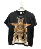 BURBERRYバーバリー）の古着「カレイドスコーププリントコットンオーバーサイズTシャツ」｜ブラック