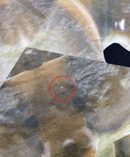 BURBERRY（バーバリー）BURBERRY (バーバリー) カレイドスコーププリントコットンオーバーサイズTシャツ ブラック サイズ:Lの古着・服飾アイテム