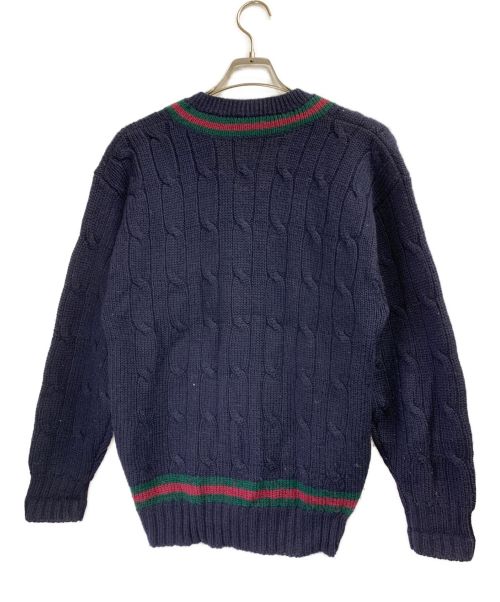 BROOKS BROTHERS（ブルックスブラザーズ）BROOKS BROTHERS (ブルックスブラザーズ) 80sチルデンニット ネイビー サイズ:40の古着・服飾アイテム