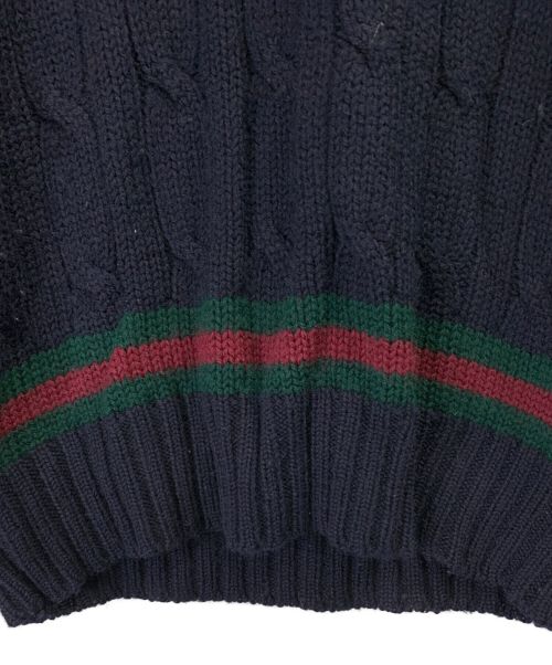 BROOKS BROTHERS（ブルックスブラザーズ）BROOKS BROTHERS (ブルックスブラザーズ) 80sチルデンニット ネイビー サイズ:40の古着・服飾アイテム