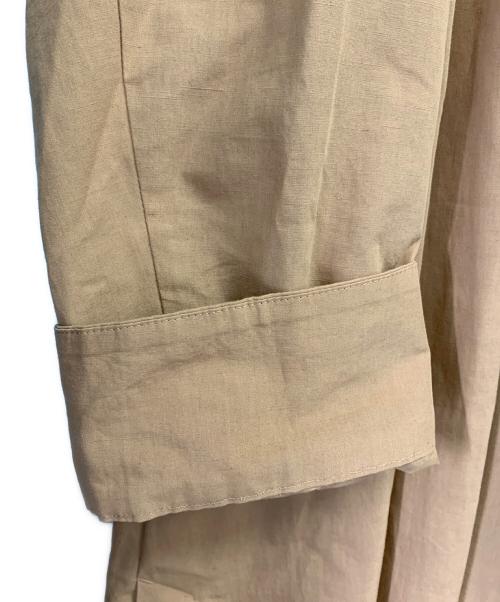 Plage（プラージュ）Plage (プラージュ) ショールカラーフレアコート ブラウン サイズ:38の古着・服飾アイテム