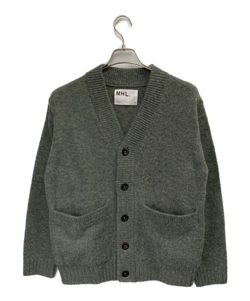 MHL（エムエイチエル）MHL (エムエイチエル) ニットカーディガン グリーン サイズ:Mの古着・服飾アイテム