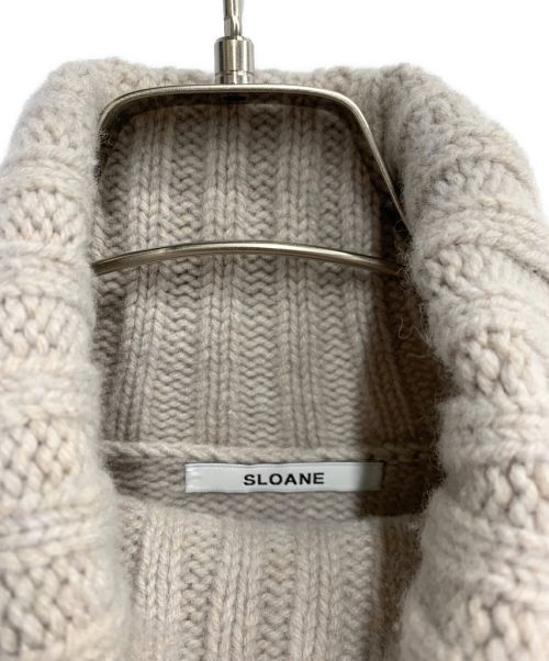 SLOANE（スローン）SLOANE (スローン) 3G&5Gジーロンラム×カシミヤタートルネック ベージュ サイズ:4の古着・服飾アイテム