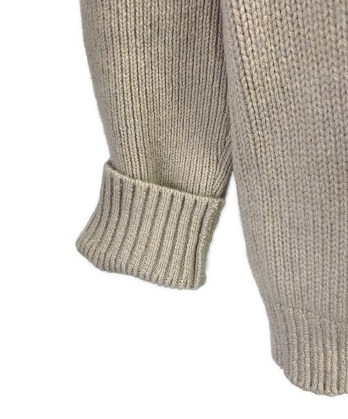 SLOANE（スローン）SLOANE (スローン) 3G&5Gジーロンラム×カシミヤタートルネック ベージュ サイズ:4の古着・服飾アイテム
