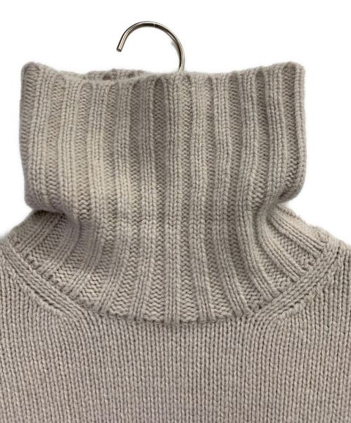 SLOANE（スローン）SLOANE (スローン) 3G&5Gジーロンラム×カシミヤタートルネック ベージュ サイズ:4の古着・服飾アイテム