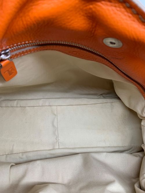 TOD'S（トッズ）TOD'S (トッズ) ワンショルダーバッグ オレンジの古着・服飾アイテム