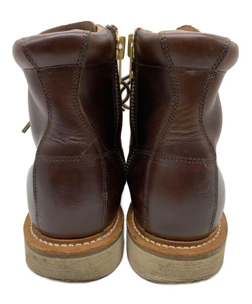 SLOW WEAR LION（スローウェアライオン）SLOW WEAR LION (スローウェアライオン) クロムエクセルレザープレーンMIDブーツ ブラウン サイズ:7の古着・服飾アイテム