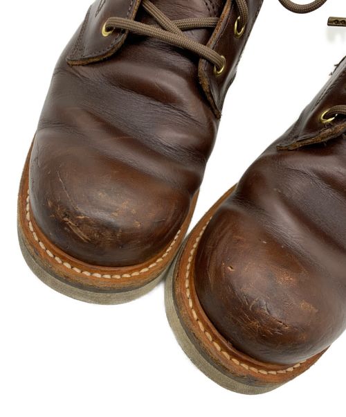 SLOW WEAR LION（スローウェアライオン）SLOW WEAR LION (スローウェアライオン) クロムエクセルレザープレーンMIDブーツ ブラウン サイズ:7の古着・服飾アイテム