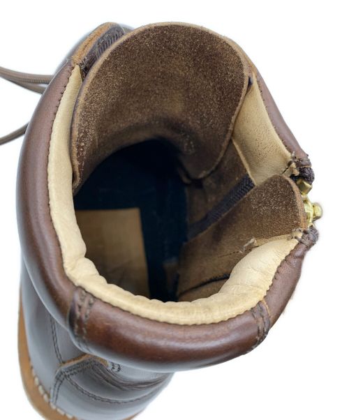 SLOW WEAR LION（スローウェアライオン）SLOW WEAR LION (スローウェアライオン) クロムエクセルレザープレーンMIDブーツ ブラウン サイズ:7の古着・服飾アイテム