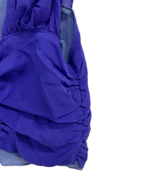 AKANE UTSUNOMIYA（アカネウツノミヤ）AKANE UTSUNOMIYA (アカネウツノミヤ) シルクビスチェ ブルー サイズ:36の古着・服飾アイテム