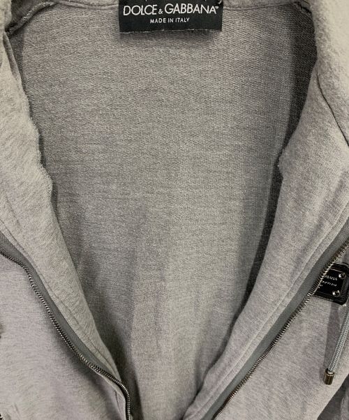 DOLCE & GABBANA（ドルチェ＆ガッバーナ）DOLCE & GABBANA (ドルチェ＆ガッバーナ) アーカイブイタリアンパーカー グレー サイズ:48の古着・服飾アイテム