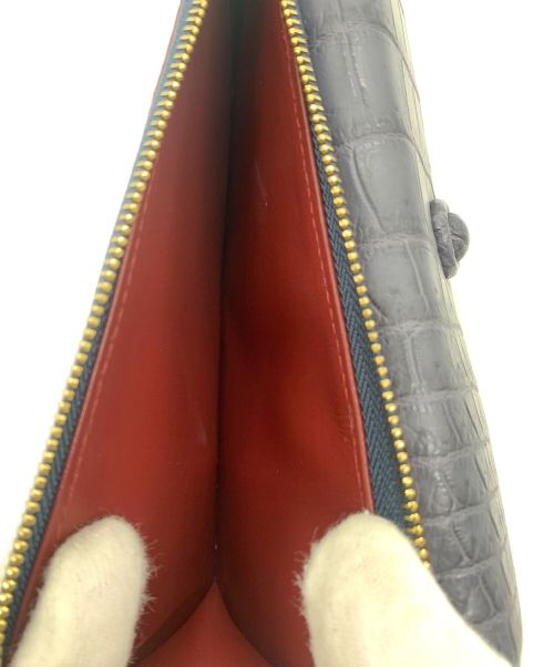 Alumuco（アルムコ）Alumuco (アルムコ) 長財布 パープルの古着・服飾アイテム