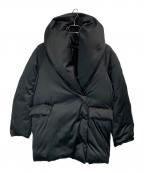 BANANA REPUBLICバナナリパブリック）の古着「ショートサテンパファーコート」｜ブラック