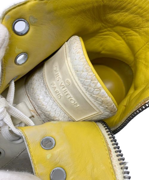 LOUIS VUITTON（ルイ ヴィトン）LOUIS VUITTON (ルイ ヴィトン) ハイカットスニーカー ホワイト サイズ:24cmの古着・服飾アイテム