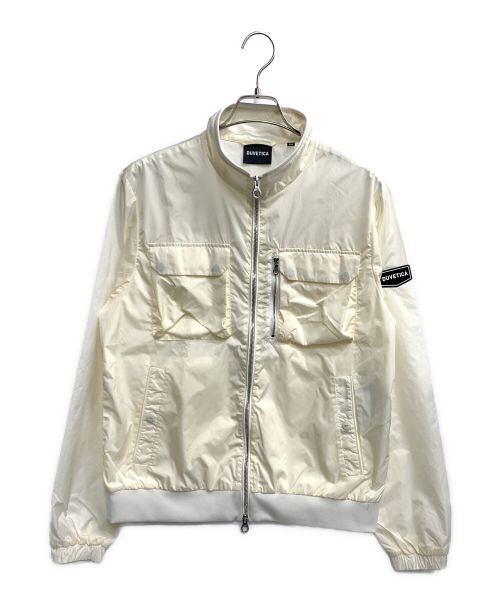 DUVETICA（デュベティカ）DUVETICA (デュベティカ) brusson ナイロンショートパーカー アイボリー サイズ:50の古着・服飾アイテム