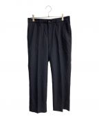 STEVEN ALANスティーブンアラン）の古着「テーパードパンツ」｜ブラック