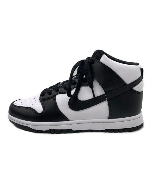 NIKE（ナイキ）NIKE (ナイキ) WMNS DUNK HIGH / ハイカットスニーカー ホワイト×ブラック サイズ:27 CNの古着・服飾アイテム