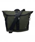 PORTERポーター）の古着「メッセンジャーバッグ GRIP」｜オリーブ