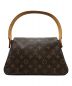 LOUIS VUITTON (ルイ ヴィトン) ハンドバッグ ミニルーピング ブラウン：60000円