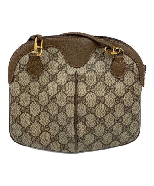 GUCCI（グッチ）GUCCI (グッチ) ショルダーポーチ シェリーライン ブラウンの古着・服飾アイテム