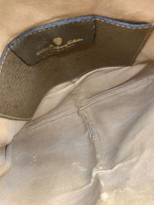 GUCCI（グッチ）GUCCI (グッチ) ショルダーポーチ シェリーライン ブラウンの古着・服飾アイテム