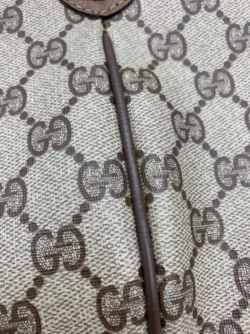 GUCCI（グッチ）GUCCI (グッチ) ショルダーポーチ シェリーライン ブラウンの古着・服飾アイテム