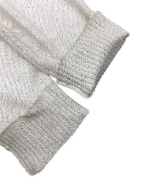 BoTT（ボット）BoTT (ボット) TTT MSW (ティー) Zip Up Polo ジップアップニットポロシャツ ホワイト×ネイビー サイズ:Sの古着・服飾アイテム