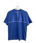 SUPREMEシュプリーム）の古着「ヘンリーネックカットソー」｜スカイブルー